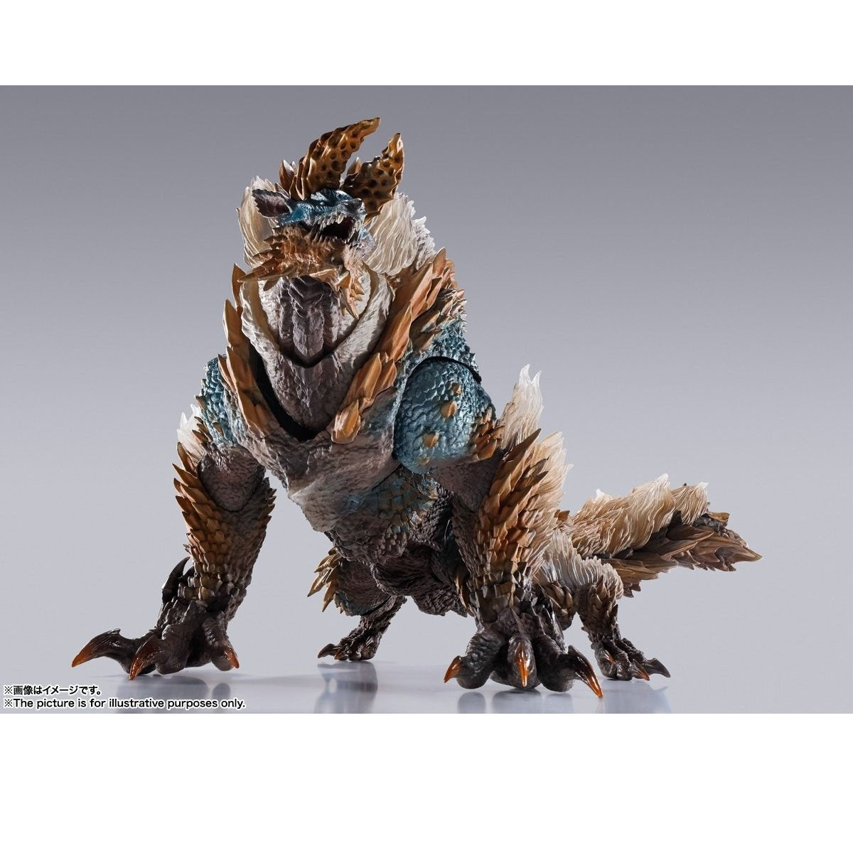 S.H.MonsterArts Zinogre (Completed)-Bandai-Ace Cards &amp; Collectibles