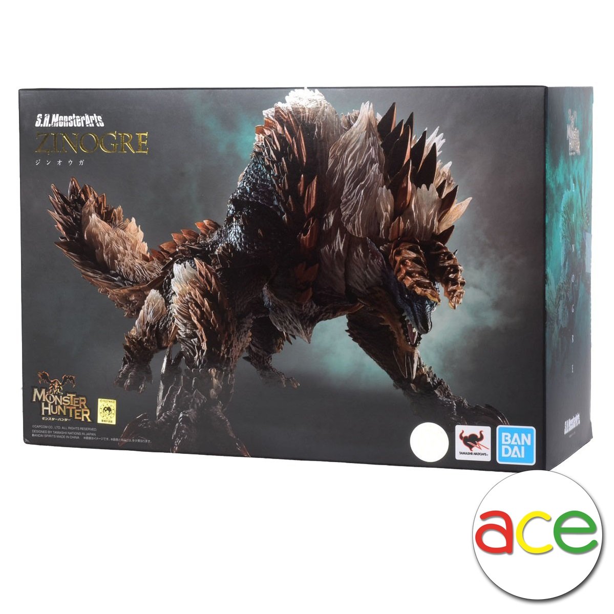 S.H.MonsterArts Zinogre (Completed)-Bandai-Ace Cards &amp; Collectibles