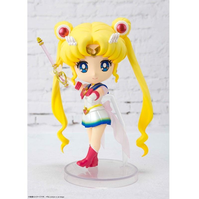 Sailor Moon Eternal -Figuarts Mini- &quot;Super Sailor Moon&quot; Eternal Edition-Bandai-Ace Cards &amp; Collectibles