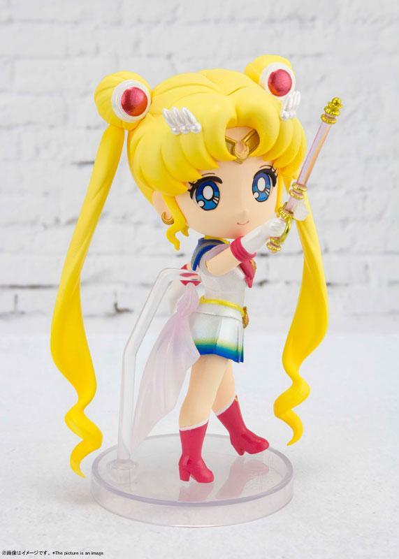 Sailor Moon Eternal -Figuarts Mini- &quot;Super Sailor Moon&quot; Eternal Edition-Bandai-Ace Cards &amp; Collectibles
