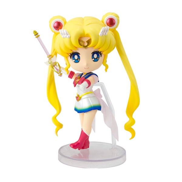 Sailor Moon Eternal -Figuarts Mini- "Super Sailor Moon" Eternal Edition-Bandai-Ace Cards & Collectibles