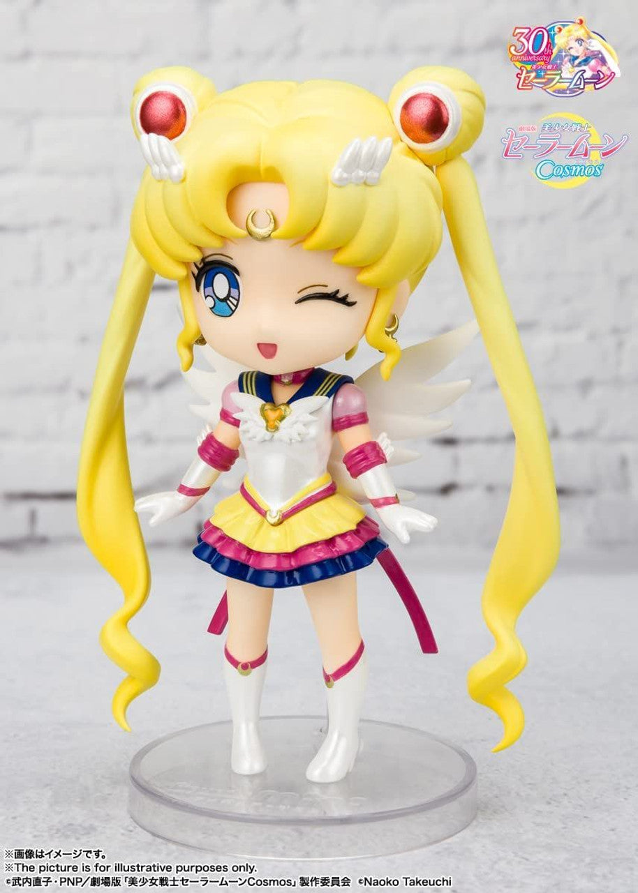 Sailor Moon -Figuarts Mini - &quot;Eternal Sailor Moon Cosmos Edition&quot;-Bandai-Ace Cards &amp; Collectibles
