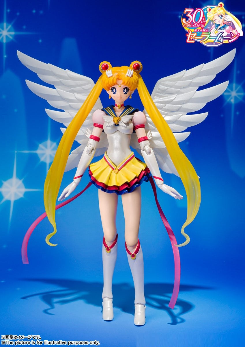 Sailor Moon S.H.Figuarts Eternal Sailor Moon (Completed)-Bandai-Ace Cards &amp; Collectibles