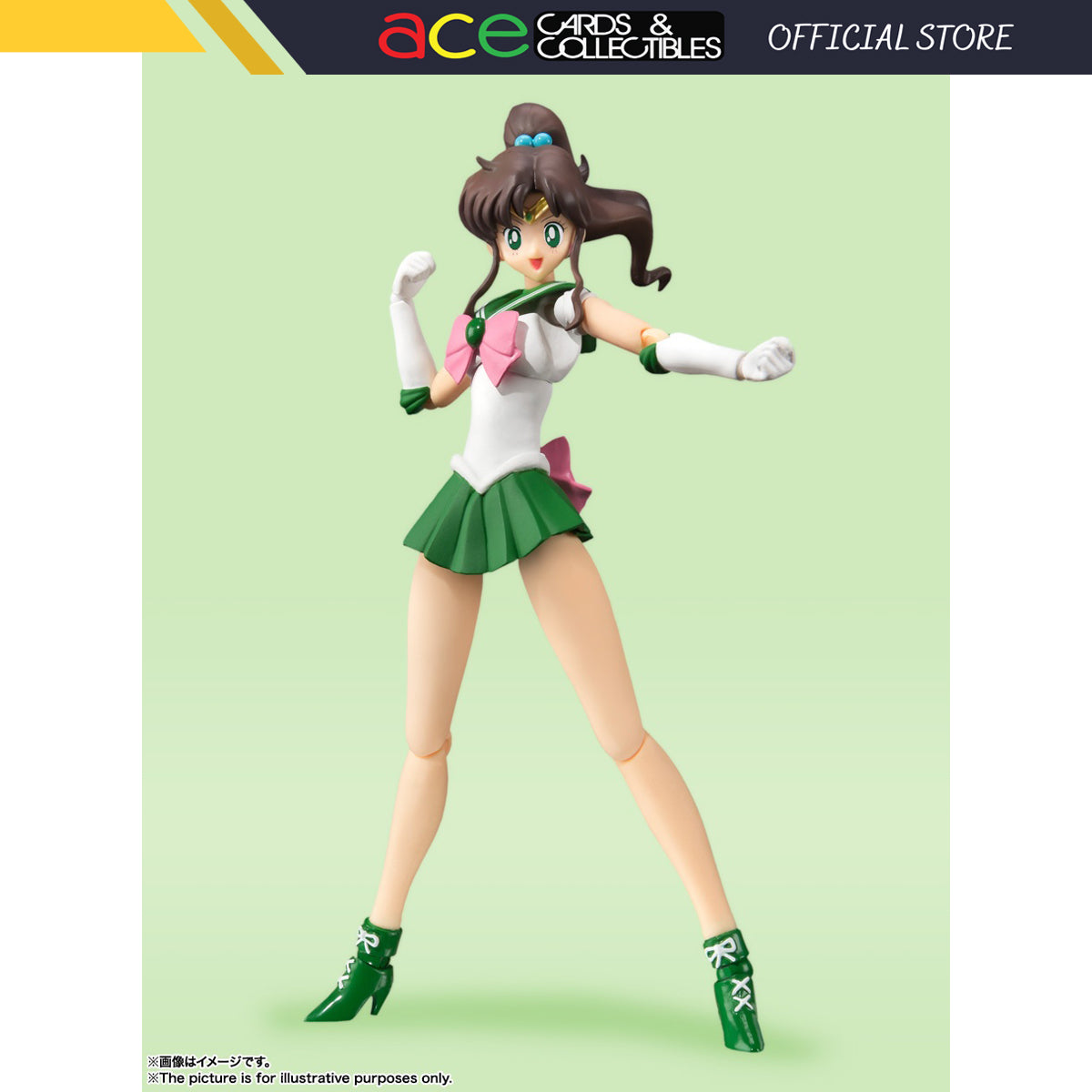 Sailor Moon S.H.Figuarts "Jupiter" (Animation Color Edition)-Bandai-Ace Cards & Collectibles