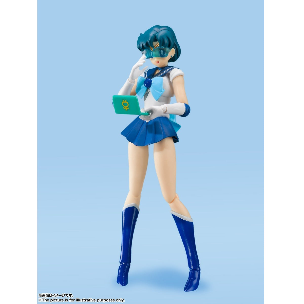 Sailor Moon S.H.Figuarts "Mercury" (Animation Color Edition)-Bandai-Ace Cards & Collectibles