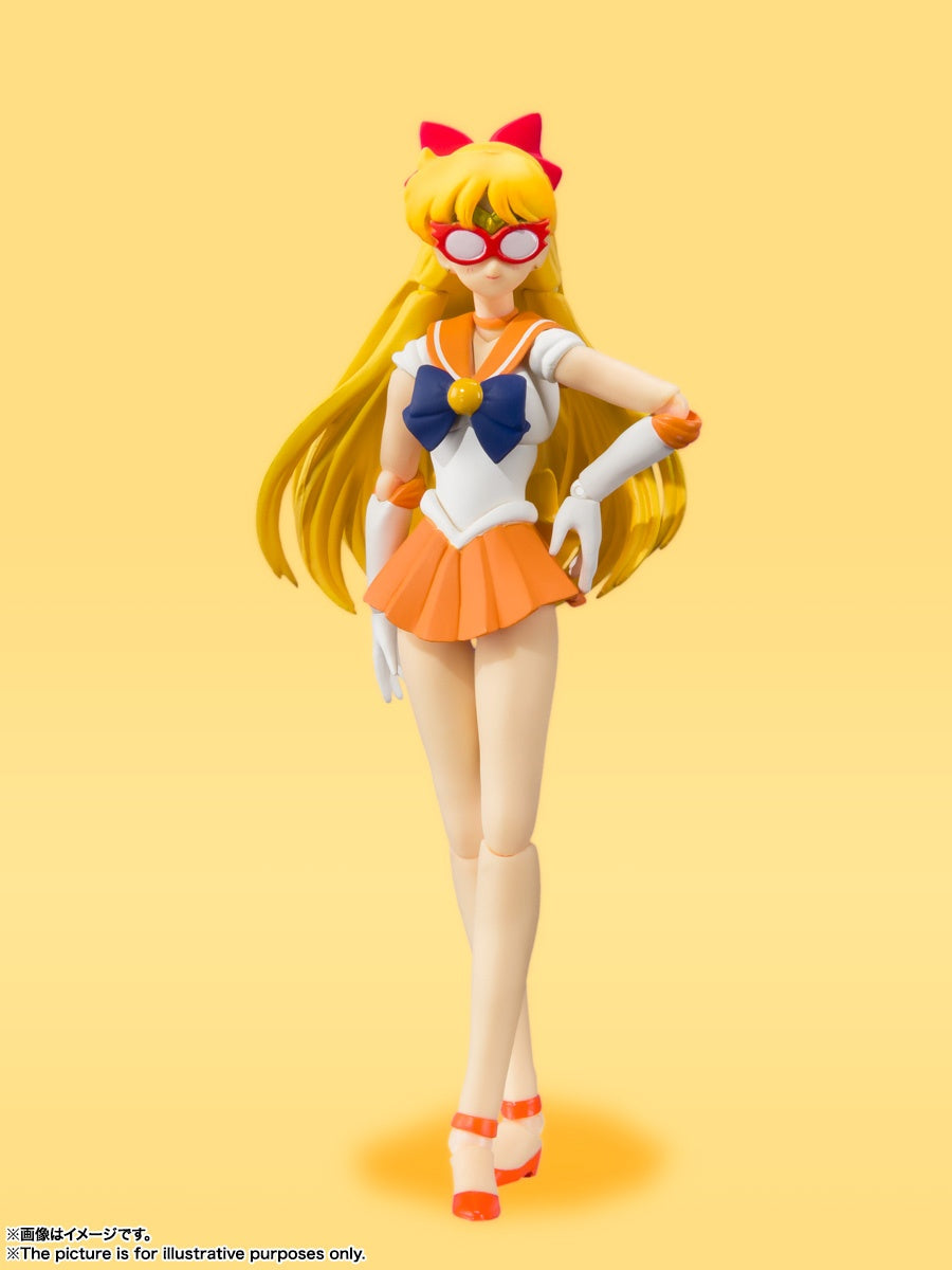 Sailor Moon S.H.Figuarts &quot;Venus&quot; (Animation Color Edition)-Bandai-Ace Cards &amp; Collectibles