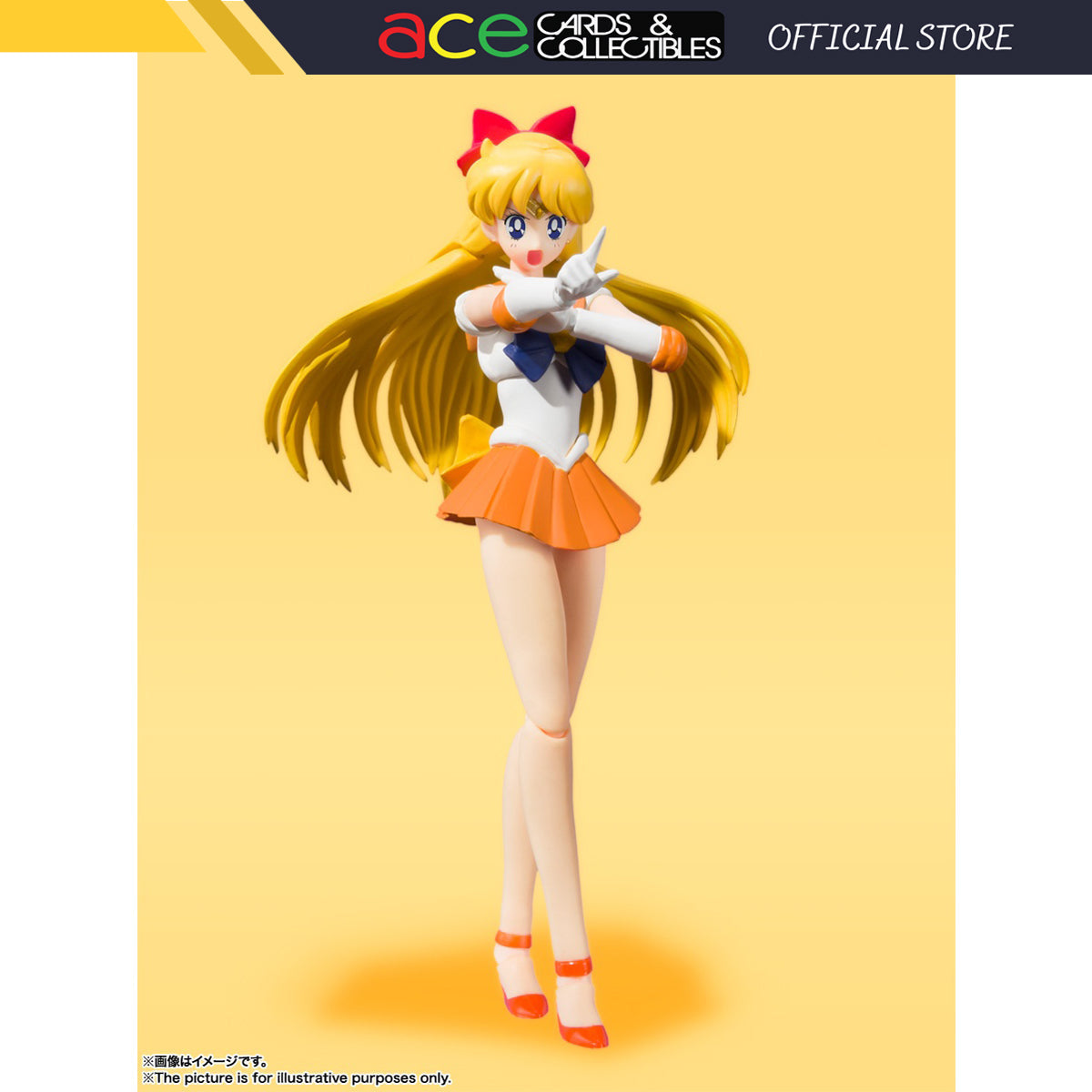 Sailor Moon S.H.Figuarts "Venus" (Animation Color Edition)-Bandai-Ace Cards & Collectibles