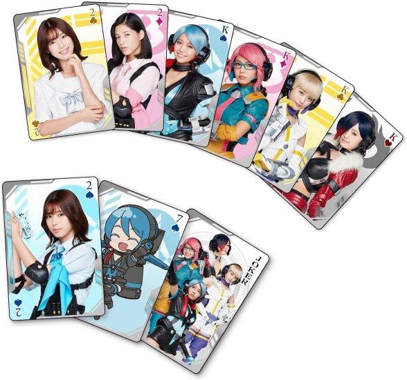 Girl Gun Fight Playing Cards-Bandai Spirits-Ace Cards &amp; Collectibles