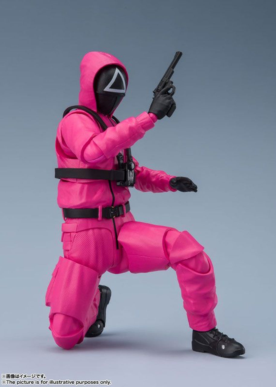Squid Game S.H.Figuarts &quot;Masked Soldier&quot;-Bandai-Ace Cards &amp; Collectibles
