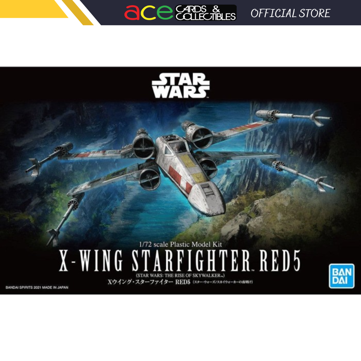 Star Wars Vehicle Model 1/72 X-Wing Starfighter The Rise Of Skywalker-Bandai-Ace Cards & Collectibles