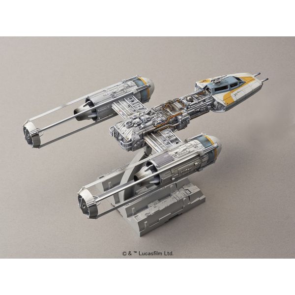 Star Wars Vehicle Model 1/72 Y-Wing Starfighter-Bandai-Ace Cards &amp; Collectibles