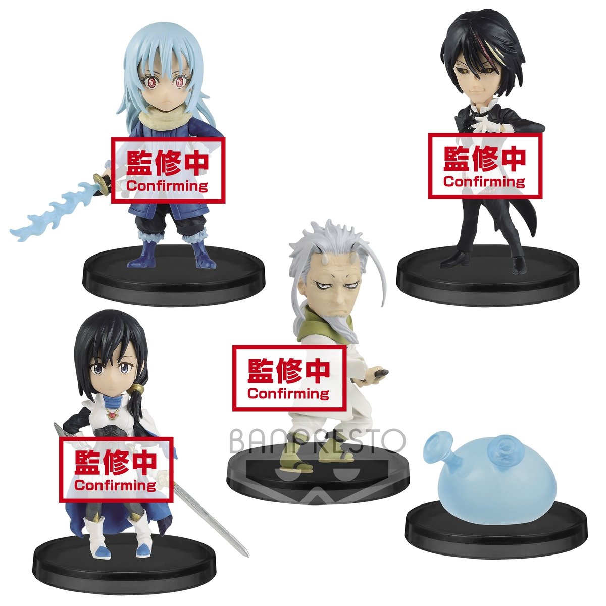 That Time I Got Reincarnated As A Slime World Collectable Figure Vol.3-Complete Set of 5-Bandai-Ace Cards &amp; Collectibles