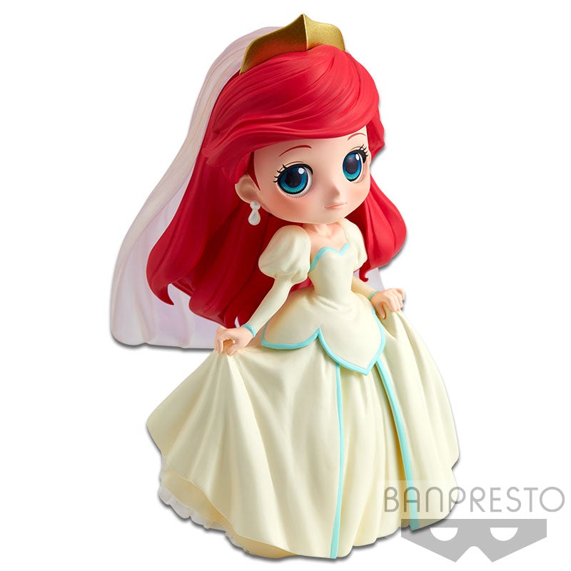 The Little Mermaid Q Posket Dreamy Style Glitter Collection &quot;Ariel&quot; (Ver. A)-Bandai-Ace Cards &amp; Collectibles