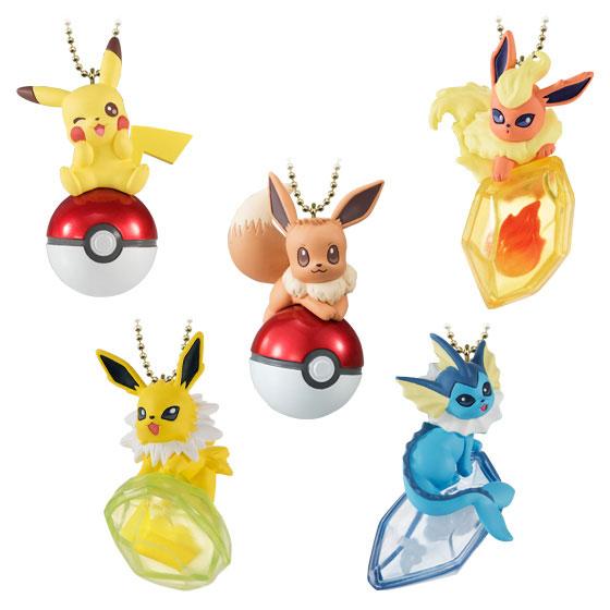Twinkle Dolly Pokémon &amp; Friends-Eevee &amp; Monster Ball-Bandai-Ace Cards &amp; Collectibles