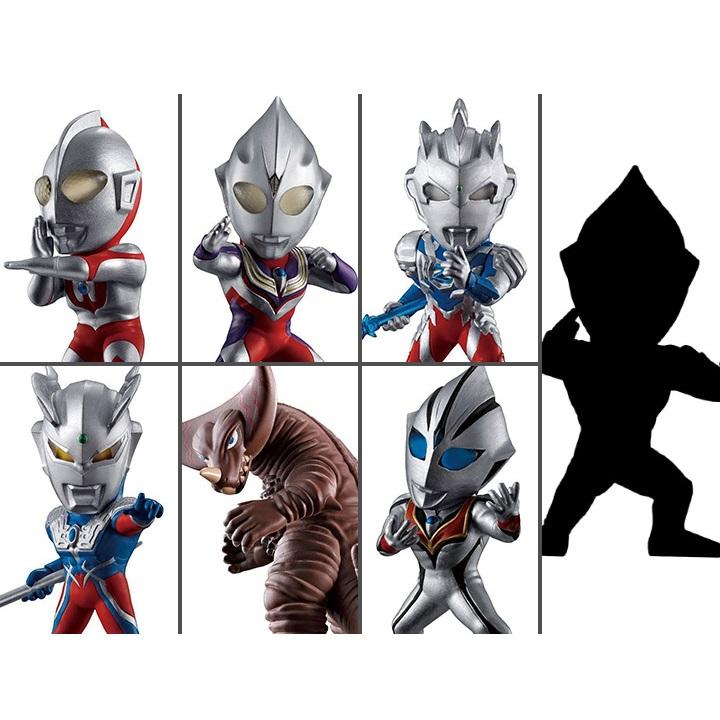 Ultraman Converge Motion (Complete Set of 7)-Bandai-Ace Cards &amp; Collectibles