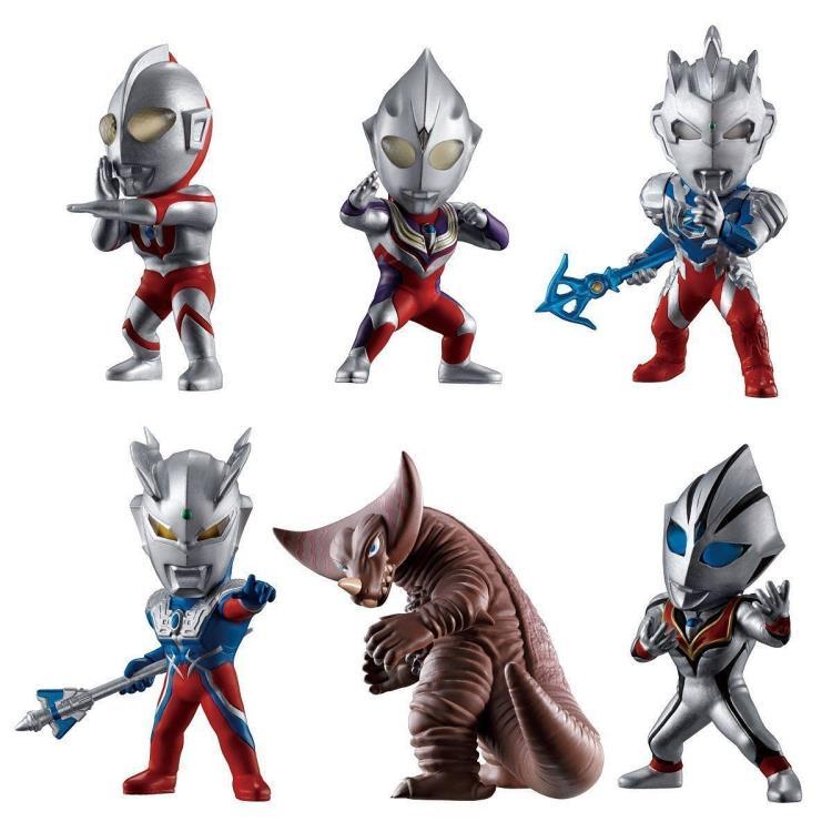 Ultraman Converge Motion (Complete Set of 7)-Bandai-Ace Cards & Collectibles