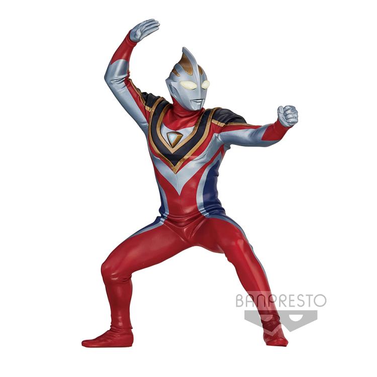 Ultraman Gaia Hero's Brave Statue Ultraman Gaia (Supreme Ver.) Night Color Edition-Bandai-Ace Cards & Collectibles