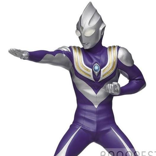 Ultraman Hero's Brave Statue Figure Ultraman Tiga (Sky Type)-Bandai-Ace Cards & Collectibles