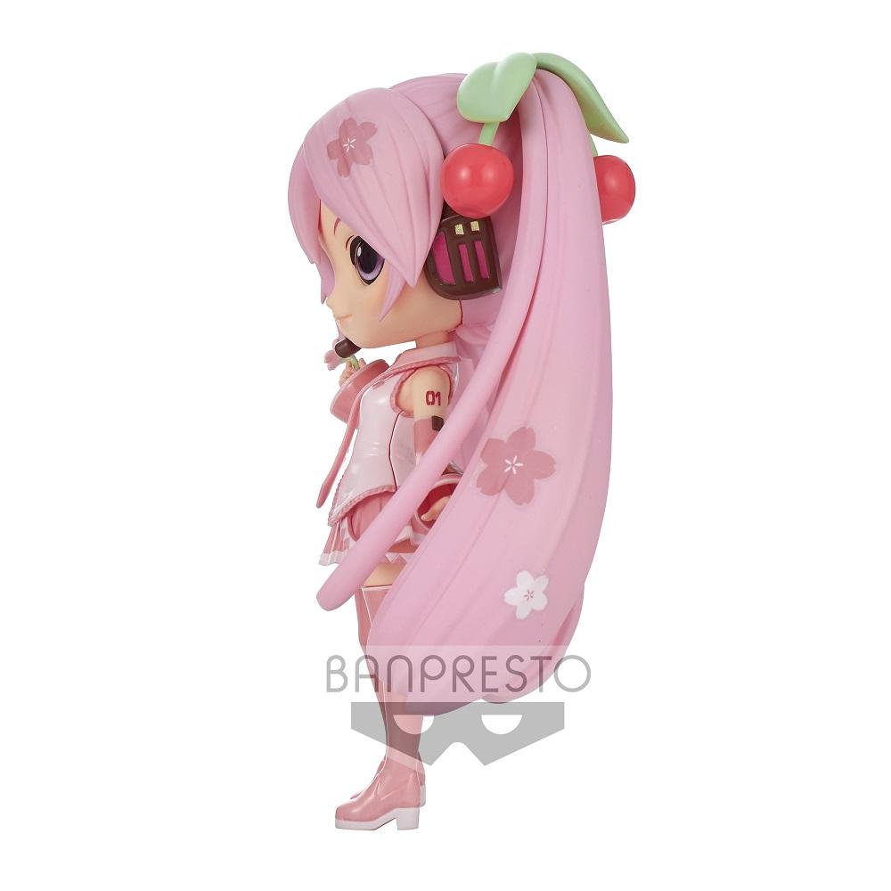 Vocaloid Q Posket "Sakura Miku" (Ver. B)-Bandai-Ace Cards & Collectibles