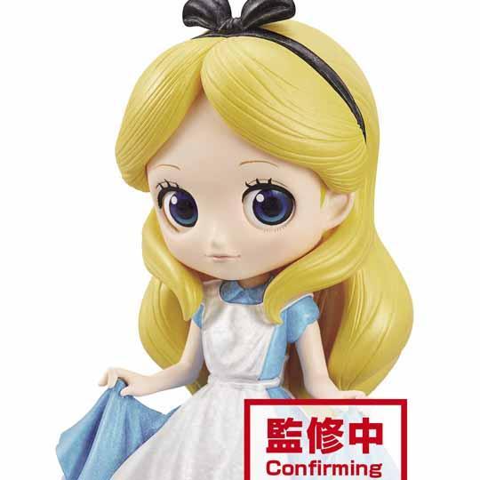 Alice In The Wonderland Disney Characters Q Posket &quot;Alice&quot; -Glitter Line-Banpresto-Ace Cards &amp; Collectibles