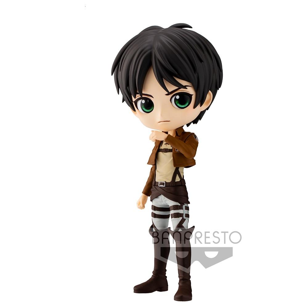 Attack on Titan Q Posket &quot;Eren Yeager&quot; (Ver. A)-Banpresto-Ace Cards &amp; Collectibles