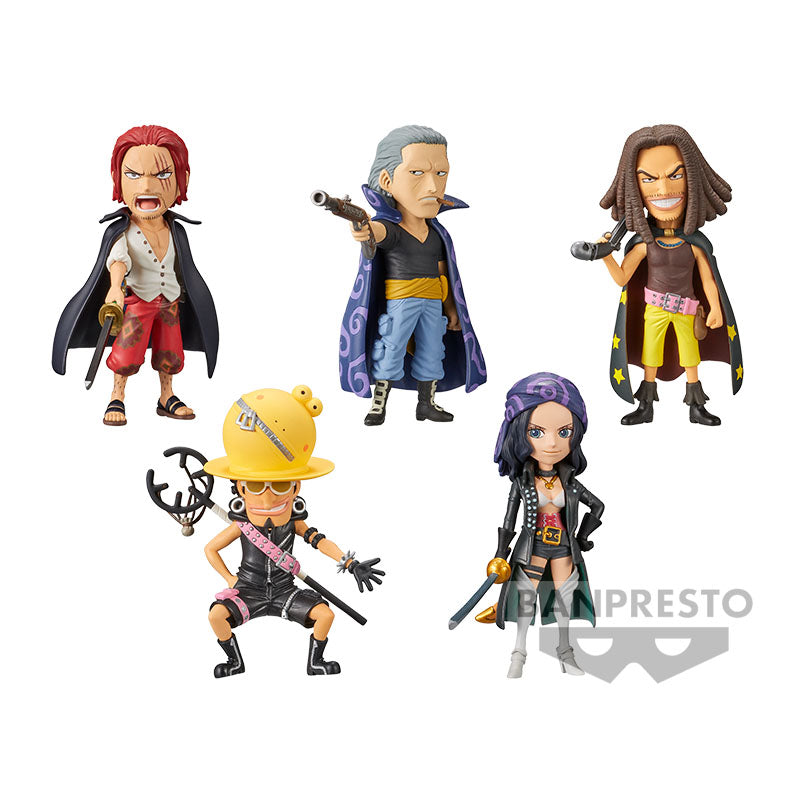 One Piece -Film Red- World Collectable Figure Vol. 3-Completed Set of 5-Banpresto-Ace Cards &amp; Collectibles