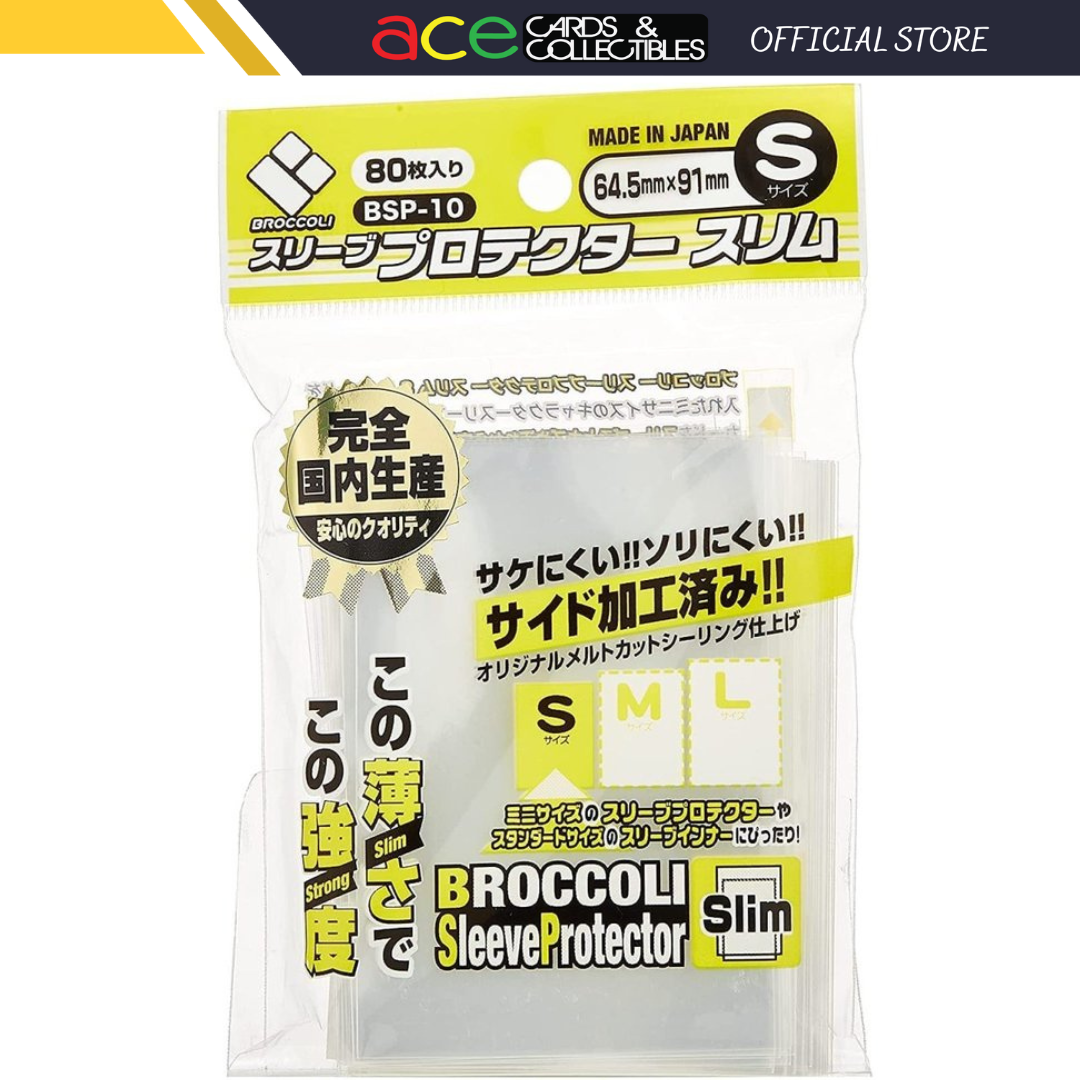 Broccoli Sleeve Protector Slim S [BSP-10]-Broccoli-Ace Cards &amp; Collectibles