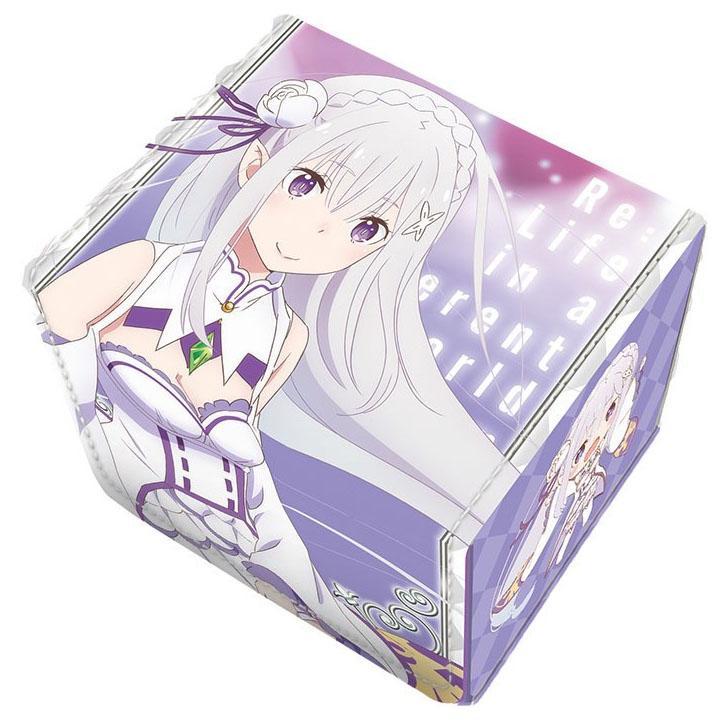 Re:Zero -Starting Life in Another World &quot;Emilia&quot; Deck Box Synthetic Leather Deck Case-Broccoli-Ace Cards &amp; Collectibles