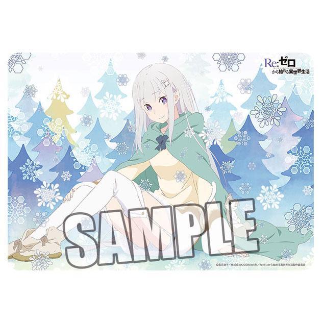 Re:Zero Starting Life in Another World &quot;Emilia&quot; Playmat Broccoli Character Rubber Mat-Broccoli-Ace Cards &amp; Collectibles