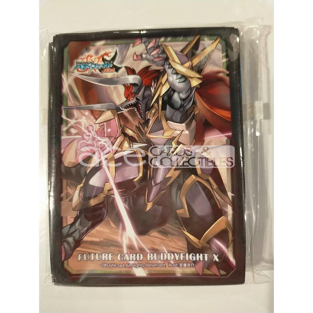 Buddyfight Ace Sleeve Collection Event Exclusive &quot;X Demon Lord Dragon Batzz Sleeve&quot;-Bushiroad-Ace Cards &amp; Collectibles