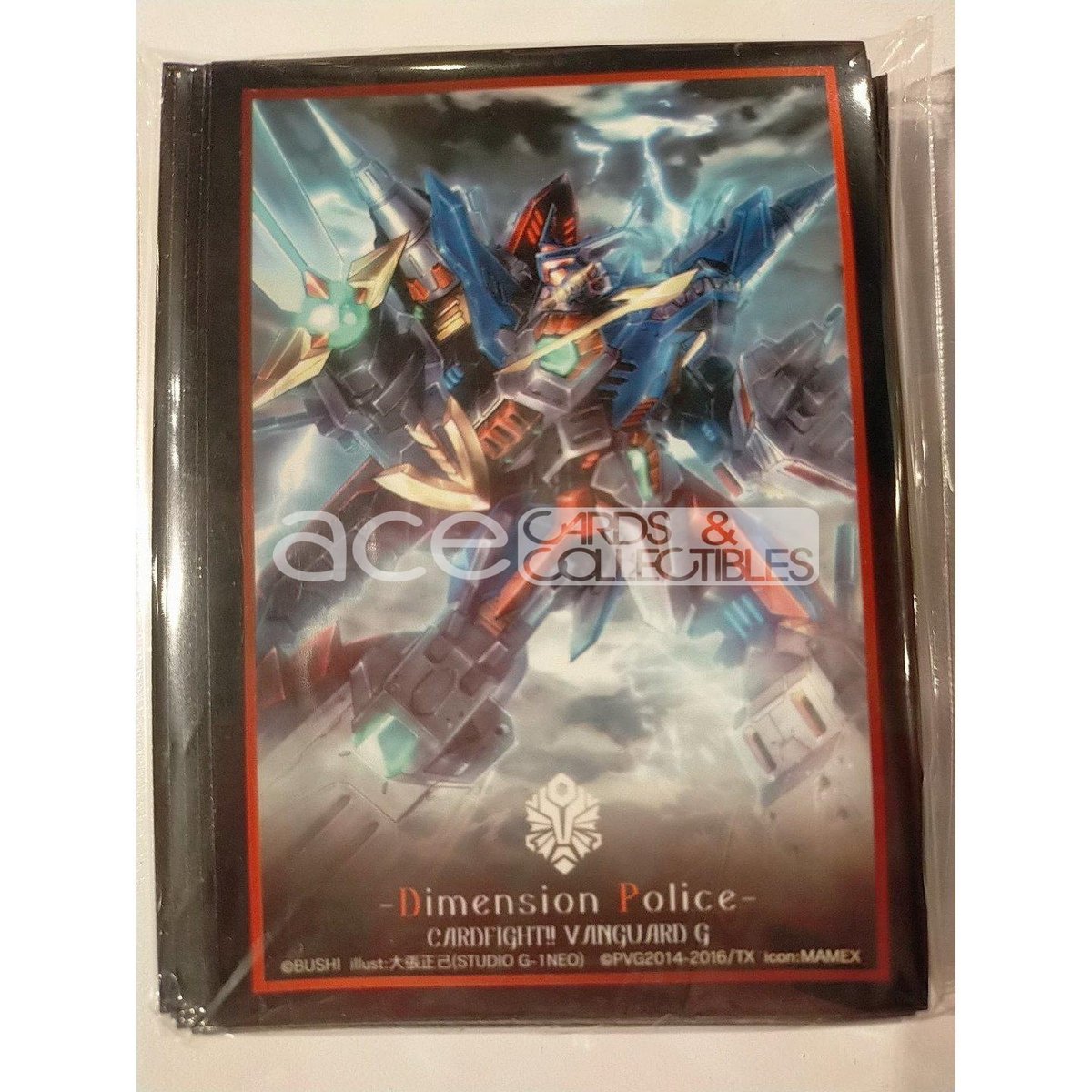 CardFight Vanguard Sleeve Collection Mini Event Exclusive (Dimensional Robo Command Chief, Final Daimax)-Bushiroad-Ace Cards &amp; Collectibles