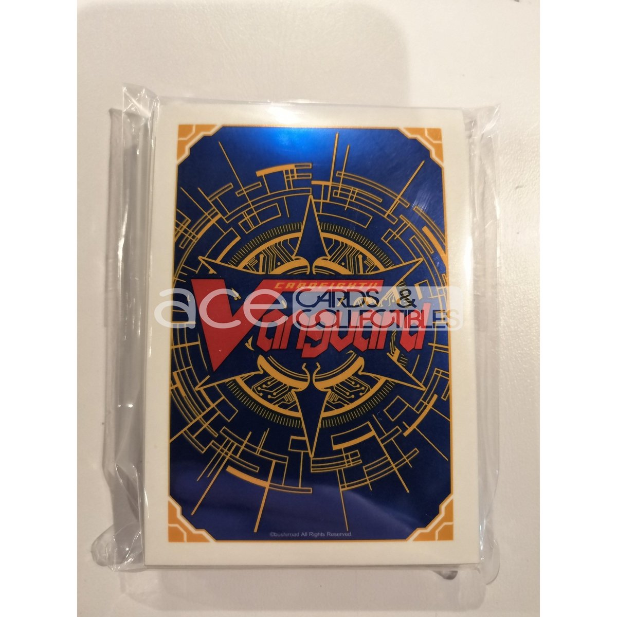 CardFight Vanguard Sleeve Collection Mini Event Exclusive Traditional Logo (Blue Orange)-Bushiroad-Ace Cards &amp; Collectibles