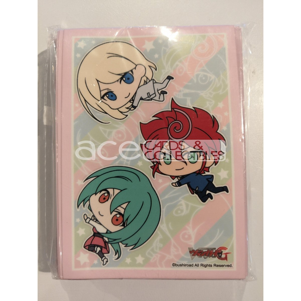 CardFight Vanguard Sleeve Collection Mini Vol.44 Event Exclusive (Try Three Rubber Q)-Bushiroad-Ace Cards &amp; Collectibles