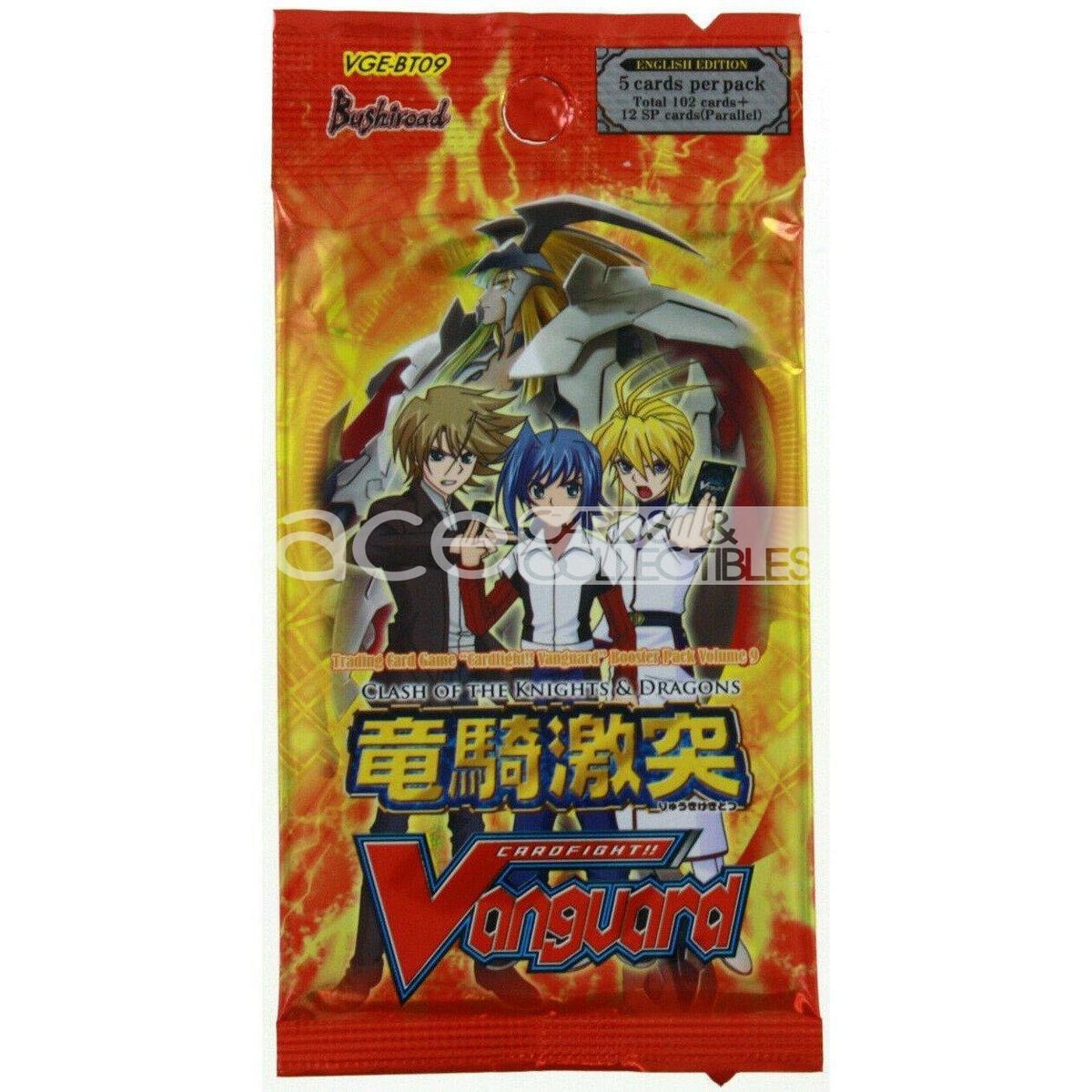 Cardfight Vanguard Clash of the Knights & Dragons [VGE-BT09] (English)-Single Pack (Random)-Bushiroad-Ace Cards & Collectibles