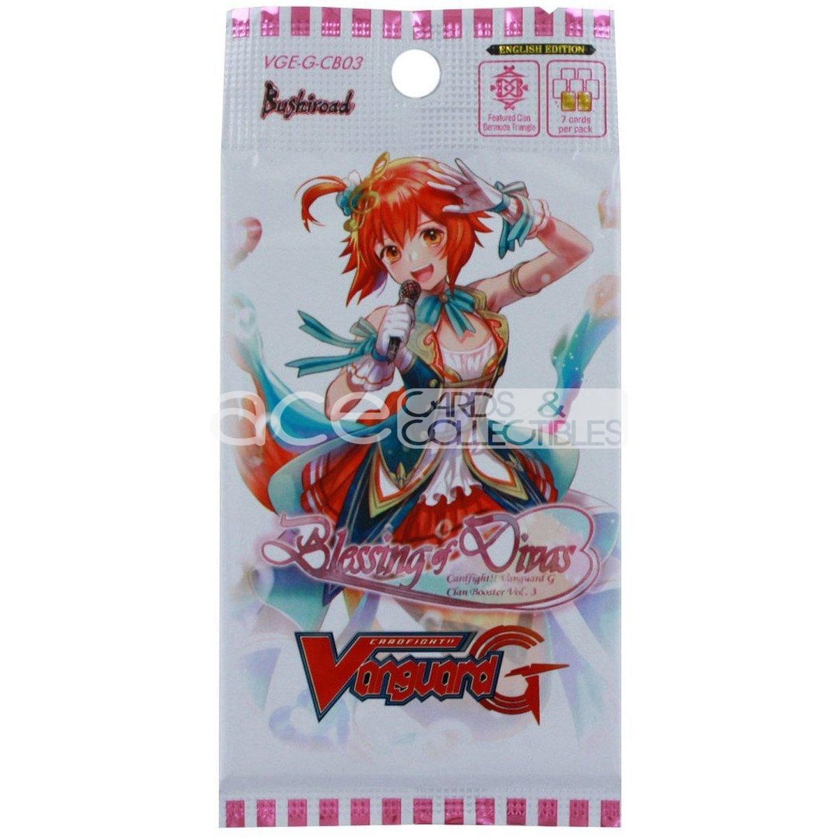 Cardfight Vanguard G Blessing of Divas [VGE-G-CB03] (English)-Single Pack (Random)-Bushiroad-Ace Cards &amp; Collectibles