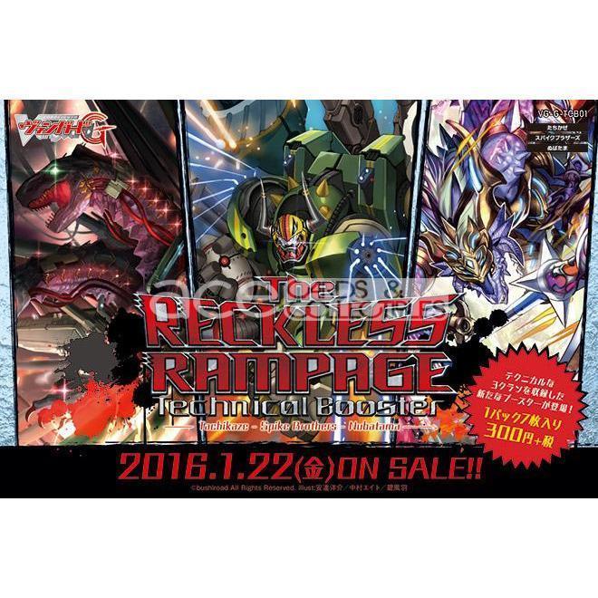 Cardfight Vanguard G The RECKLESS RAMPAGE [VG-G-TCB01] (Japanese)-Single Pack (Random)-Bushiroad-Ace Cards &amp; Collectibles