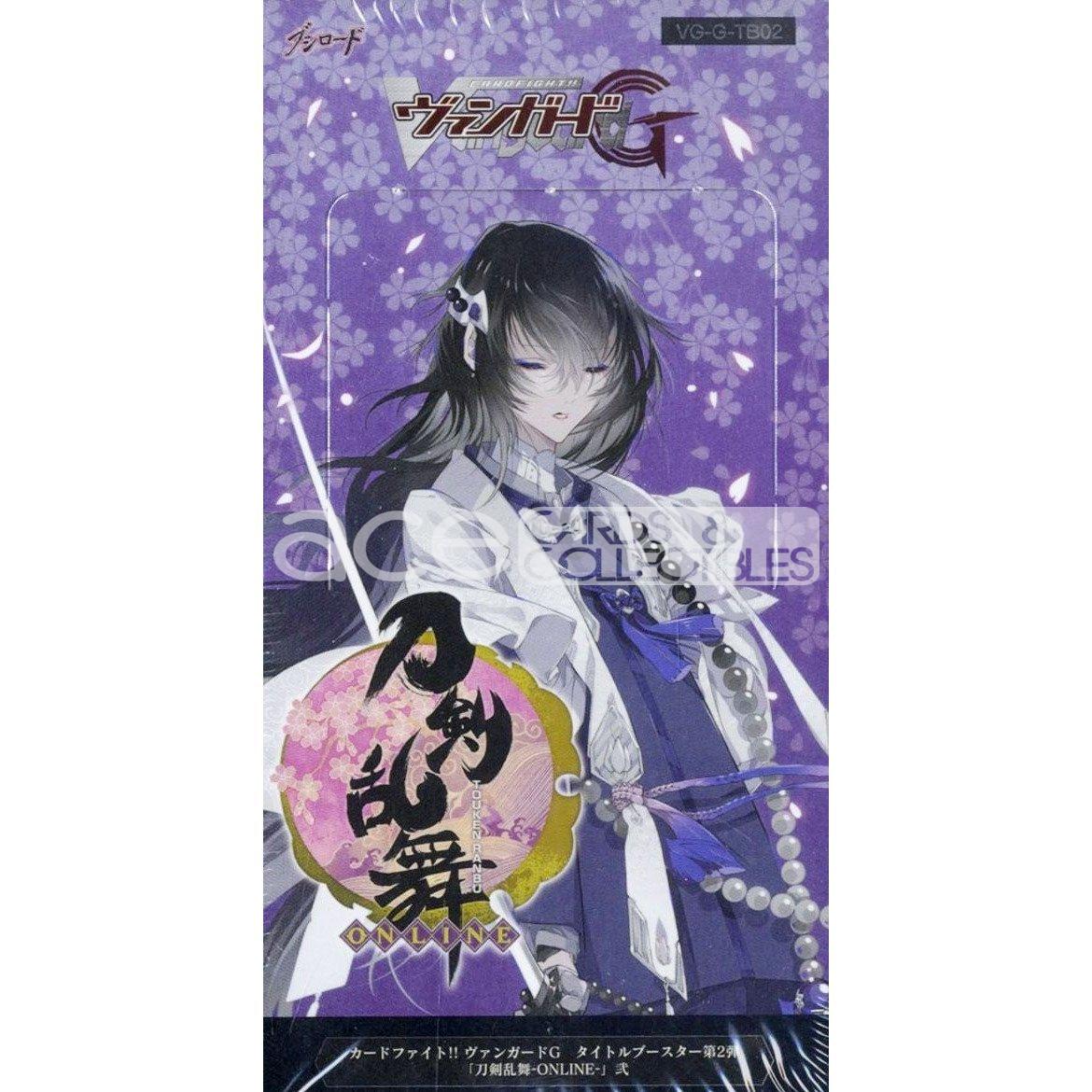 Cardfight Vanguard G Touken Ranbu -ONLINE- [VG-G-TB02] (Japanese)-Booster Box (12packs)-Bushiroad-Ace Cards &amp; Collectibles