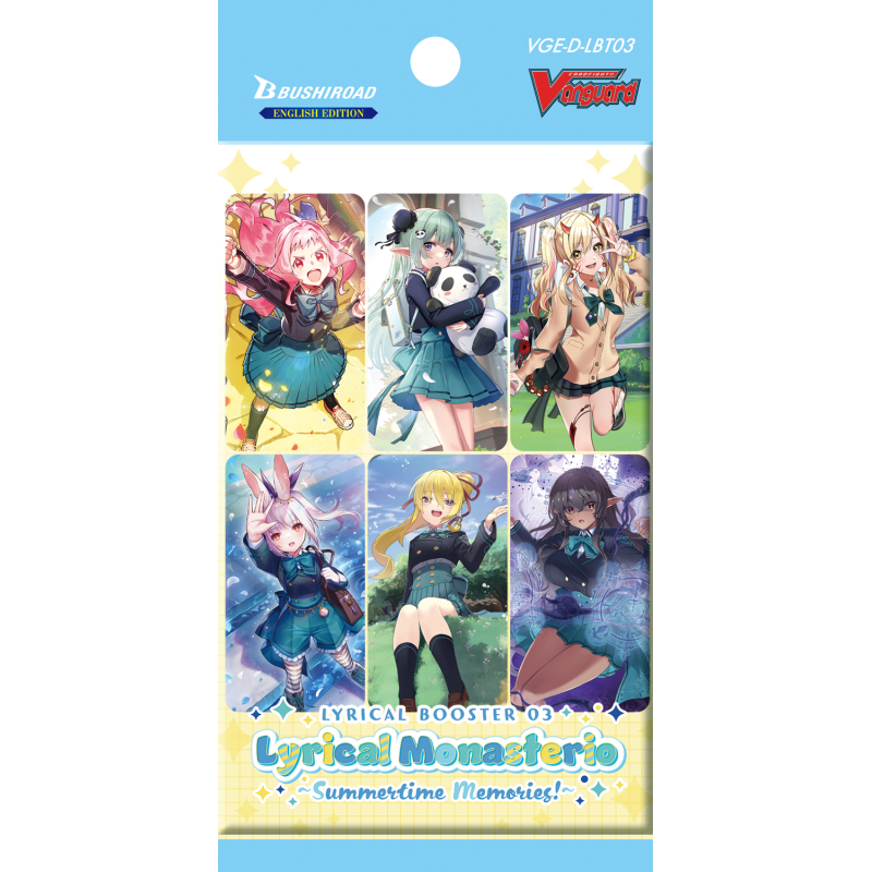 Cardfight!! Vanguard Lyrical Booster 03: Lyrical Monasterio ~Summertime Memories!~ [VGE-D-LBT03] (English)-Booster Pack (Random)-Bushiroad-Ace Cards &amp; Collectibles