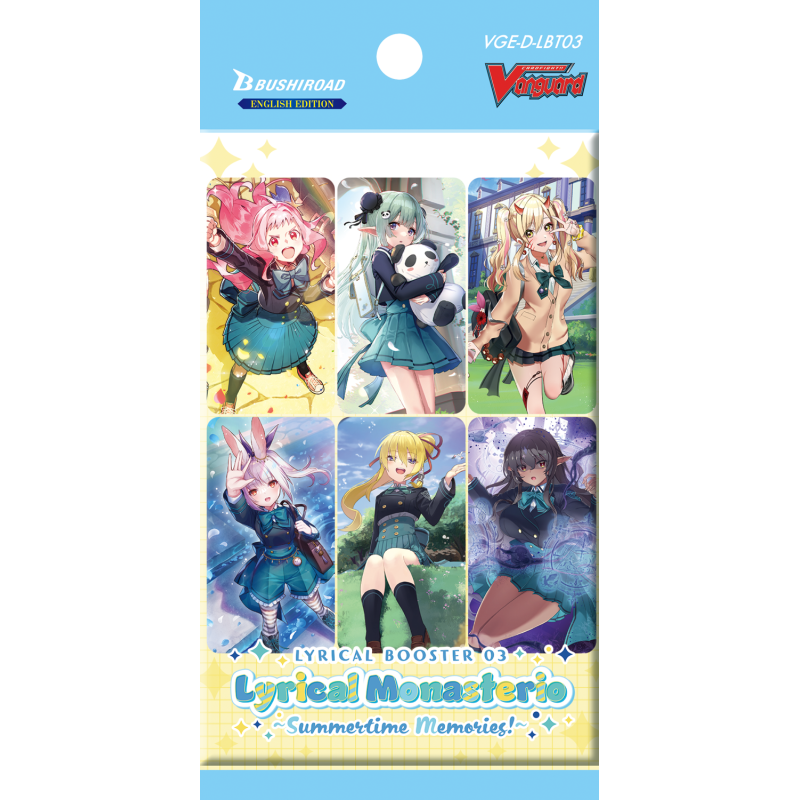 Cardfight!! Vanguard Lyrical Booster 03: Lyrical Monasterio ~Summertime Memories!~ [VGE-D-LBT03] (English)-Booster Pack (Random)-Bushiroad-Ace Cards & Collectibles