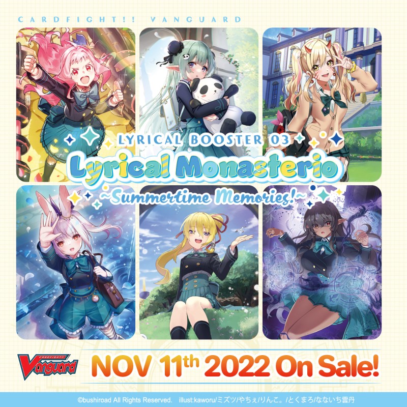 Cardfight!! Vanguard Lyrical Booster 03: Lyrical Monasterio ~Summertime Memories!~ [VGE-D-LBT03] (English)-Booster Pack (Random)-Bushiroad-Ace Cards & Collectibles