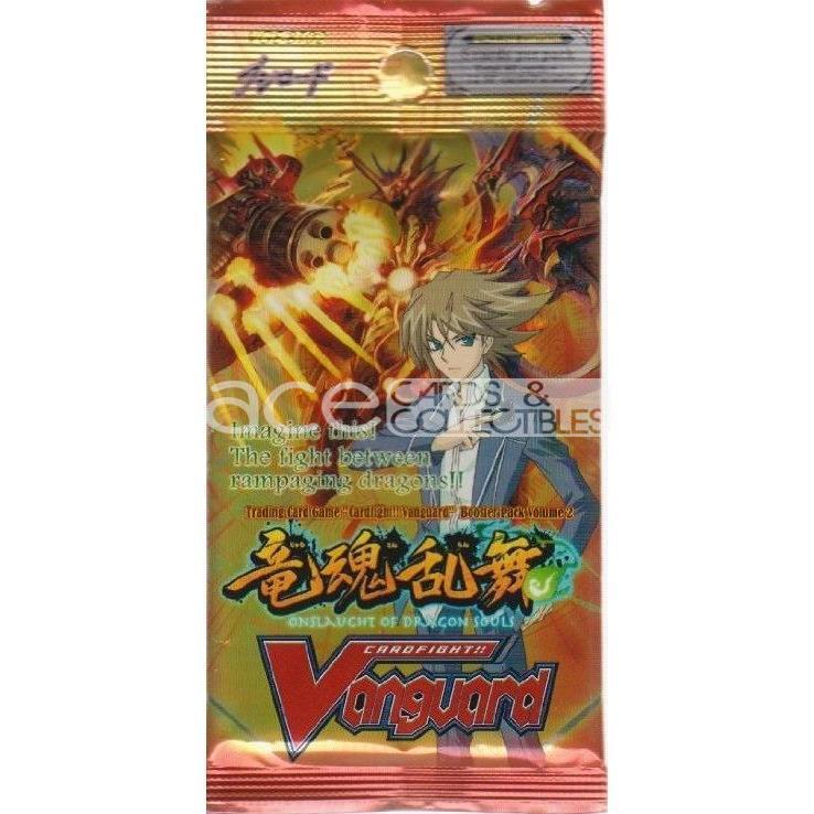 Cardfight Vanguard Onslaught of Dragon Souls [VGE-BT02] (English)-Single Pack (Random)-Bushiroad-Ace Cards &amp; Collectibles