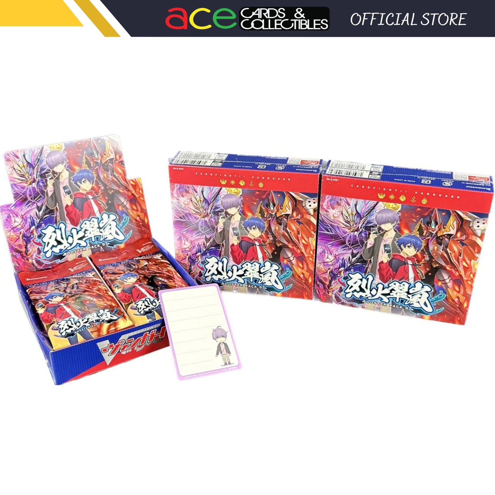 Cardfight!! Vanguard OverDress 7th Booster "Rekkasuiran" [VG-D-BT07] (Japanese)-Booster Pack (Random)-Bushiroad-Ace Cards & Collectibles