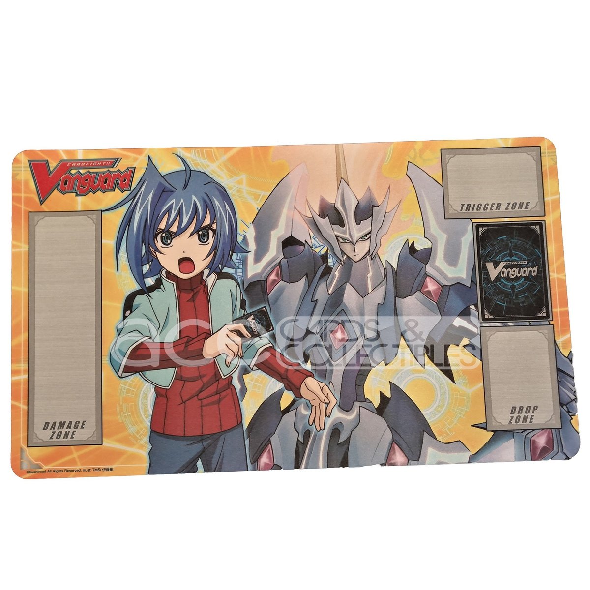 Cardfight Vanguard Playmat &quot;Aichi Sendou &amp; Majesty Lord Blaster&quot; (VG-BT05)-Bushiroad-Ace Cards &amp; Collectibles