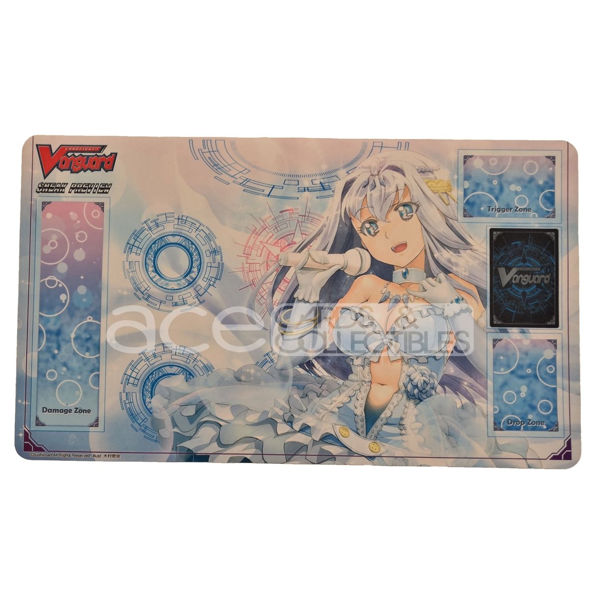 Cardfight Vanguard Playmat &quot;Aurora Star, Coral&quot; (VG-EB06)-Bushiroad-Ace Cards &amp; Collectibles