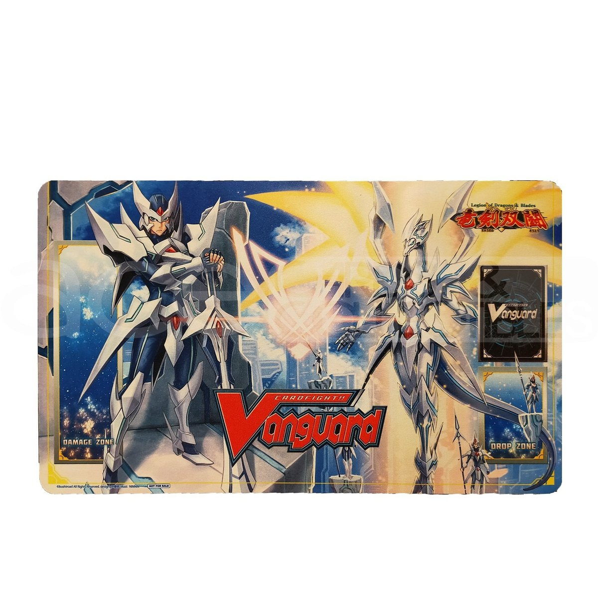 Cardfight Vanguard Playmat &quot;Blaster Blade Seeker &amp; Seeker, Thing Saver Dragon&quot; (VG-V-BT16)-Bushiroad-Ace Cards &amp; Collectibles