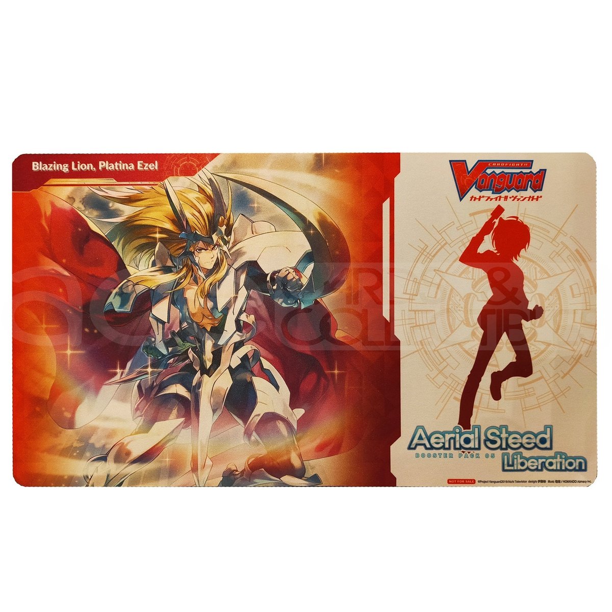 Cardfight Vanguard Playmat &quot;Blazing Lion, Platina Ezel&quot; [VGE-V-BT05]-Bushiroad-Ace Cards &amp; Collectibles