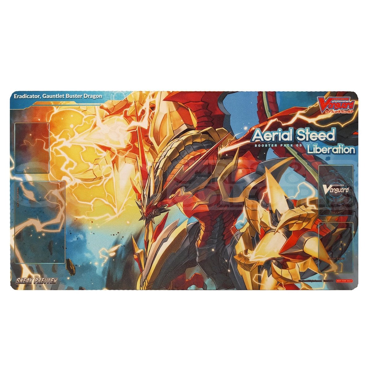 Cardfight Vanguard Playmat "Cardfight Vanguard Playmat "Fusing Striker" (VG-V-BT05)" (VG-V-BT07)-Bushiroad-Ace Cards & Collectibles
