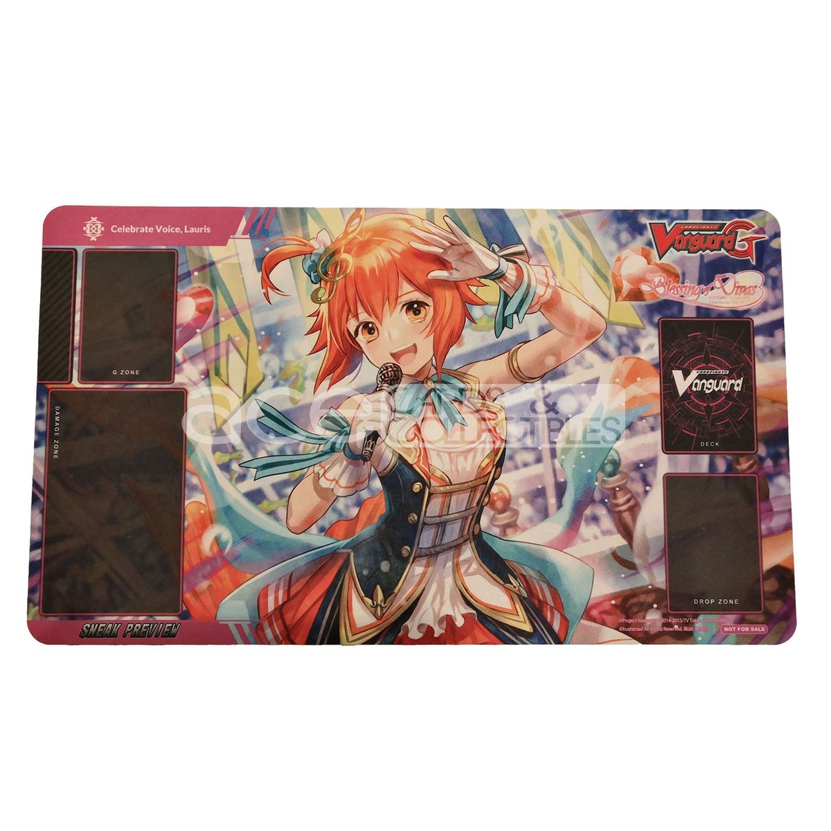 Cardfight Vanguard Playmat "Celebrate Voice, Lauris" (VG-G-CB03)-Bushiroad-Ace Cards & Collectibles