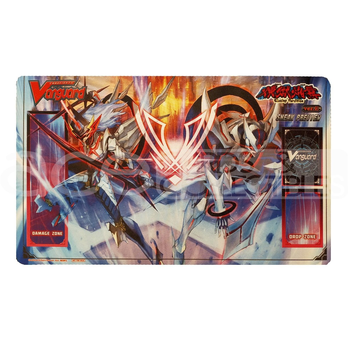 Cardfight Vanguard Playmat &quot;Companion Star Star-Vader, Photon &amp; Star-Vader, Blaster Joker&quot; (VG-V-BT17)-Bushiroad-Ace Cards &amp; Collectibles