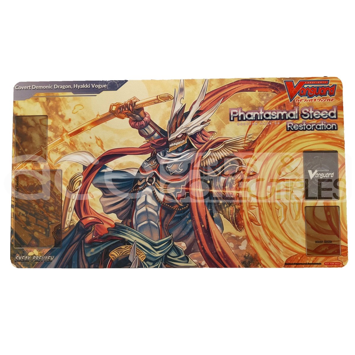 Cardfight Vanguard Playmat &quot;Covert Demonic Dragon, Hyakki Vogue&quot; (VG-V-BT06)-Bushiroad-Ace Cards &amp; Collectibles